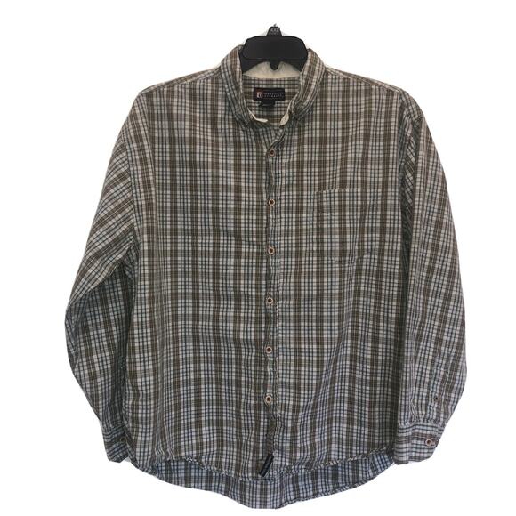 Industrial Exchange 100% Cotton XL Long Sleeve Button Front Button Down Shirt - Picture 1 of 7